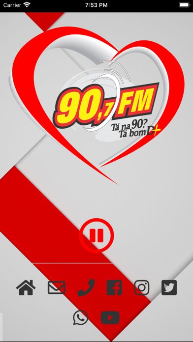 Radio 90,7FM Screenshot