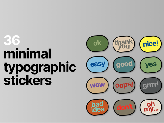 Screenshot #4 pour Minimal Stickers