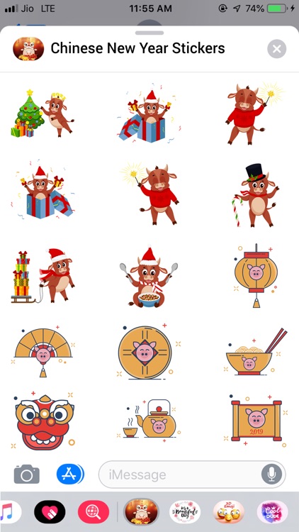 Chinese New Year Stickers