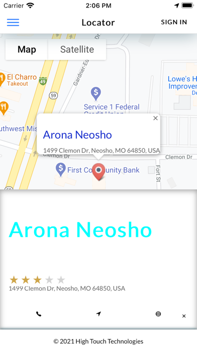 Arona Home Essentials Portal Screenshot