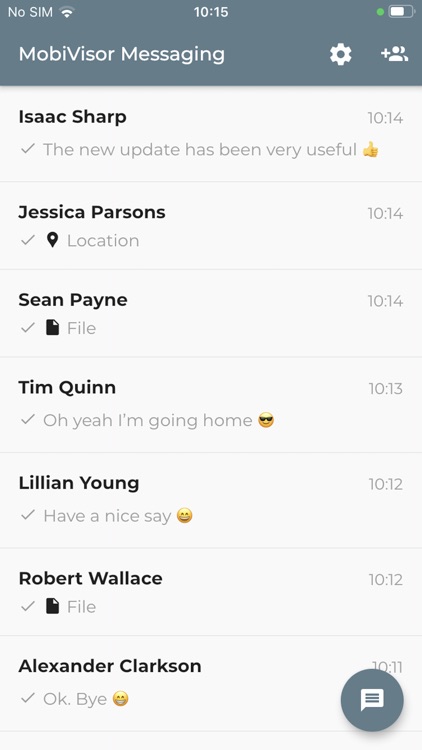 MobiVisor Messaging screenshot-3