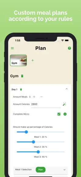 Game screenshot Nutrizi - Calorie Counter apk