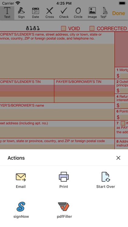 1098 Form: fill & send PDF screenshot-4