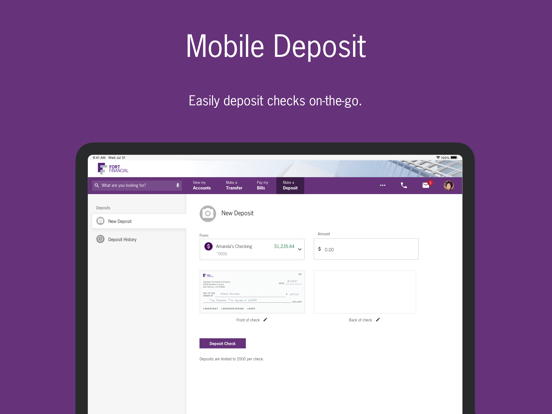 Fort Financial iPad screenshot 4 - Finance app
