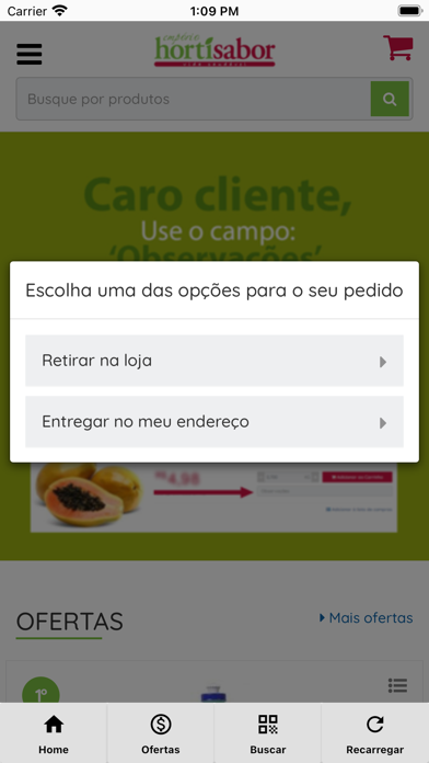 Empório Hortisabor Screenshot