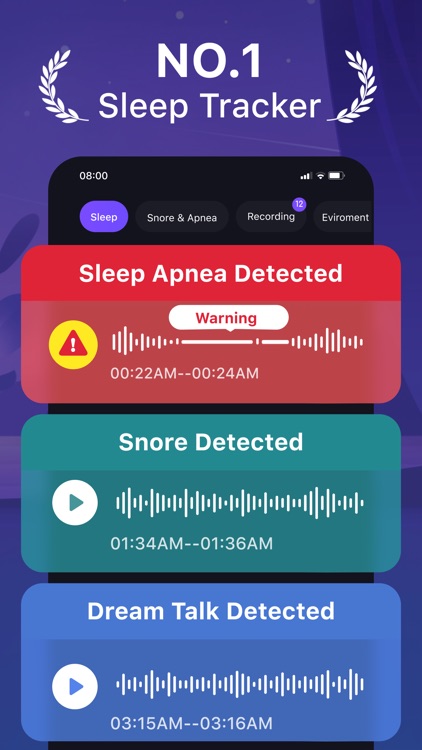 Mintal Tracker:Sleep Recorder screenshot-0