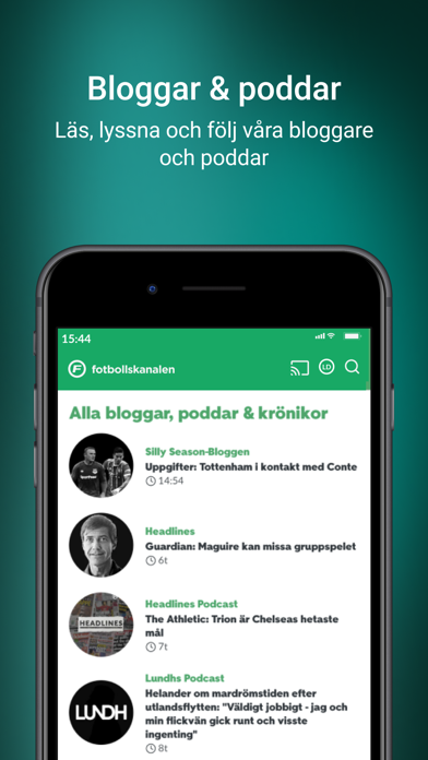 Fotbollskanalen Screenshot