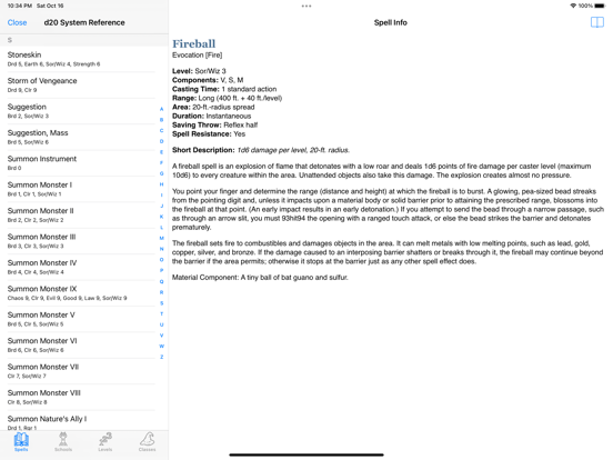 SpellbookMaster iPad app afbeelding 5