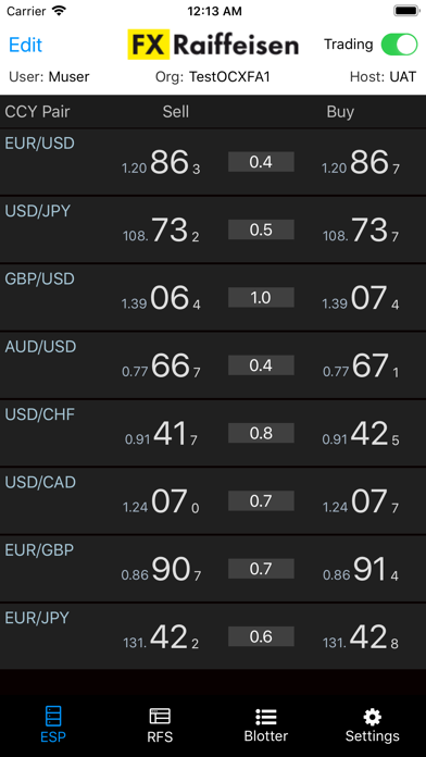 FX Raiffeisen Screenshot