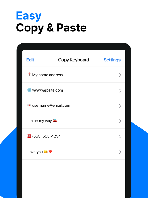 Screenshot #4 pour Copy Keyboard - Auto & Fast