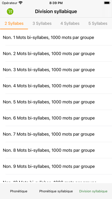 Screenshot #3 pour Phonétique syllabique