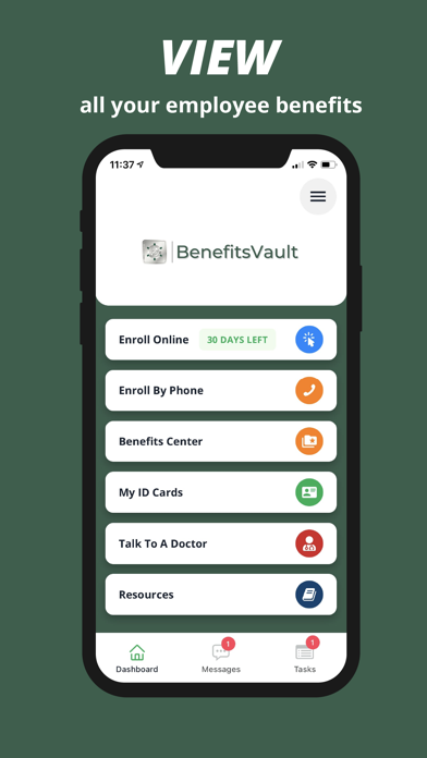 BenefitsVault Screenshot