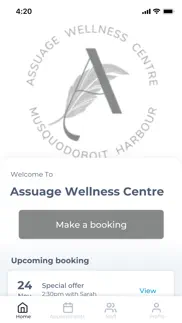 assuage wellness centre iphone screenshot 1