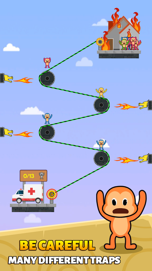 #4. Monkey Rope Puzzle (iOS) 由: Ha Hoang