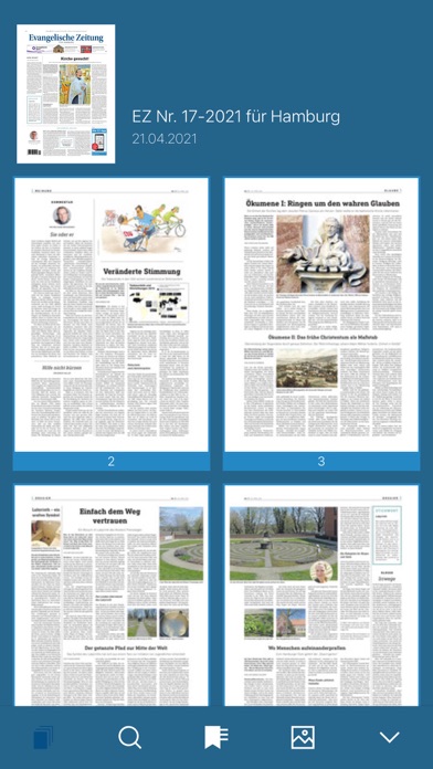Evangelische Zeitung Screenshot