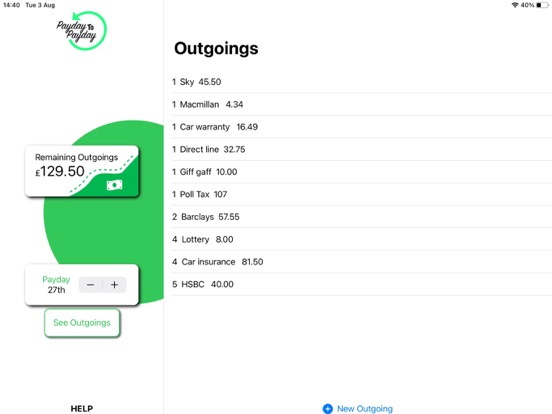 Screenshot #4 pour Payday to Payday