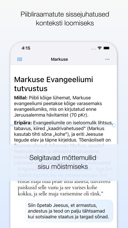 #2. Piibel+ (iOS) Podle: EKB Liit