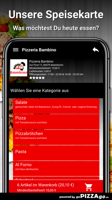 Pizzeria Bambino Ibbenbüren screenshot 4
