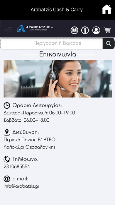 Arabatzis S.A. Screenshot