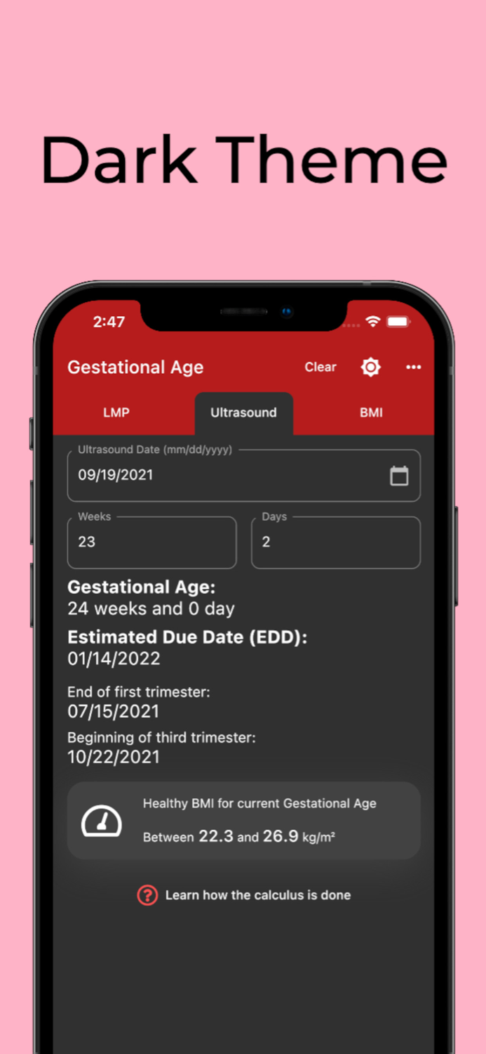 Gestational Age babys age