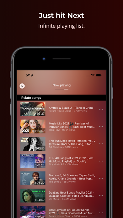 Screenshot #3 pour YoMuzik - Music Streaming