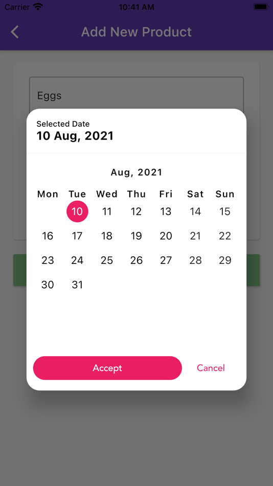 #2. Expiry Date Tracker 2021 (iOS) 由: Ferran Espuna Prat