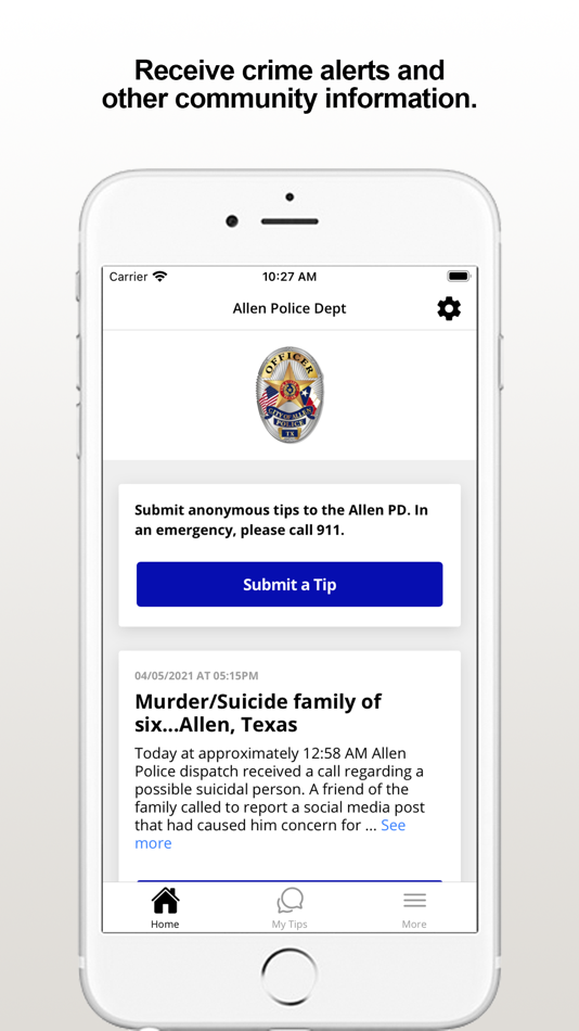#1. Allen PD (iOS) Podle: City of Allen