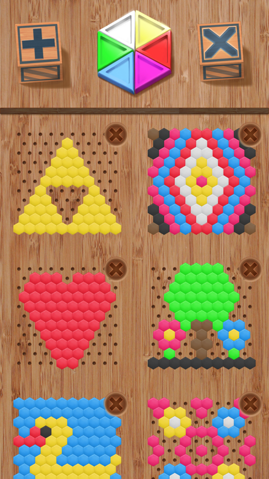 #5. Hexagonal Mosaic (iOS) 由: Dmytro Denys
