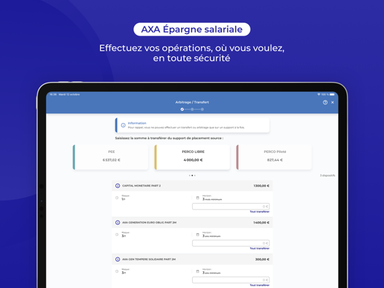 Screenshot #4 pour AXA Epargne Salariale