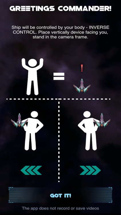 GalaxyFit - body control game