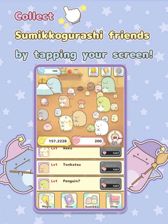 Screenshot #2 for Sumikkogurashi Clicker Game