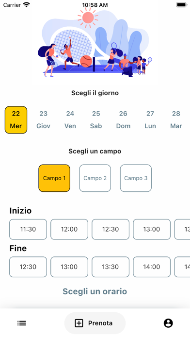 Circolo tennis Montegranaro Screenshot