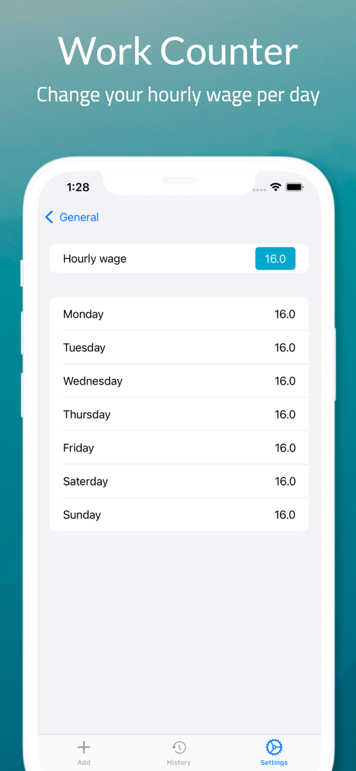 Work Counter Hours Tracker