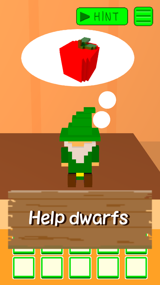#3. VoxelEscapeRoom1:with Dwarfs (iOS) Podle: Toki Matsui