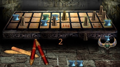 Egyptian Senet (Ancient Egypt Game) The Mysterious Soul Journey. Queen Nefertari playing match against an invisible adversary inside her tomb as a way screenshot 5