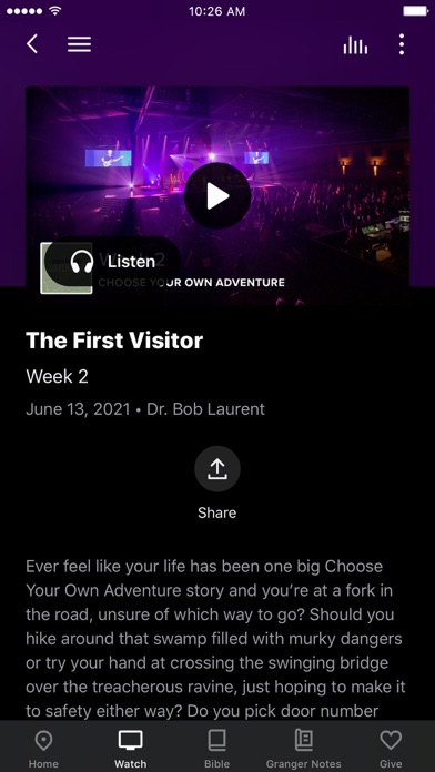 Granger Community Church Screenshot