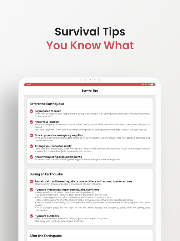 Screenshot #6 pour Earthquake Prediction App