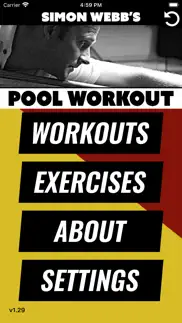 simon webb's pool workout iphone screenshot 1