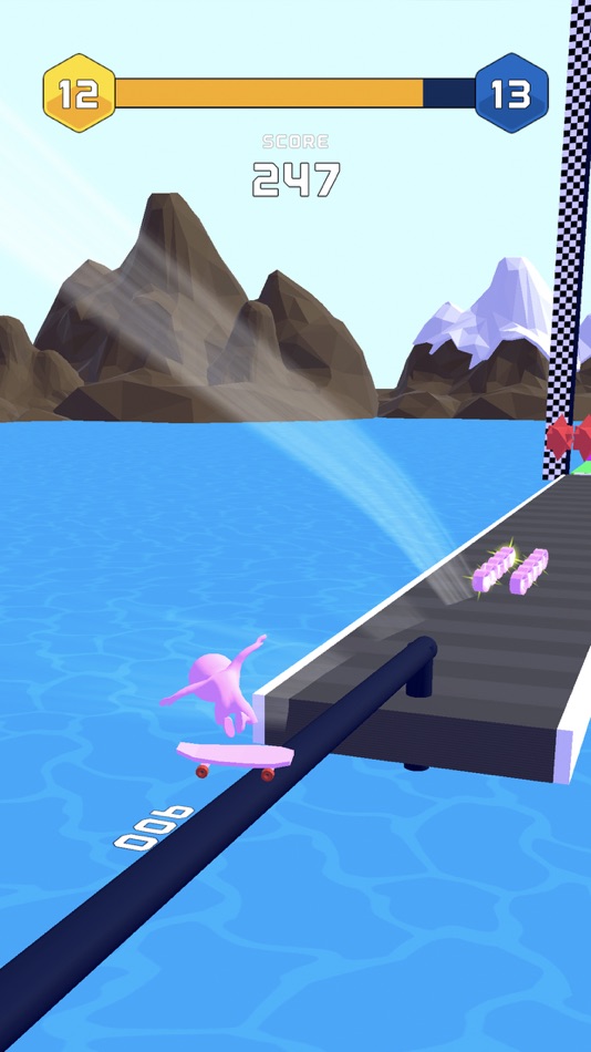 #2. Skate Run! (iOS) 由: Mohammad Eid
