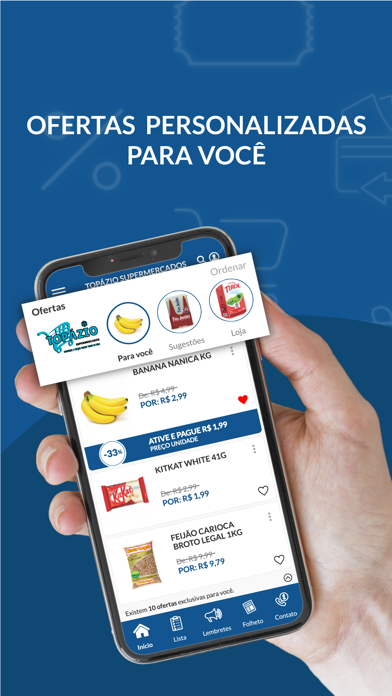 Topázio Supermercados Screenshot