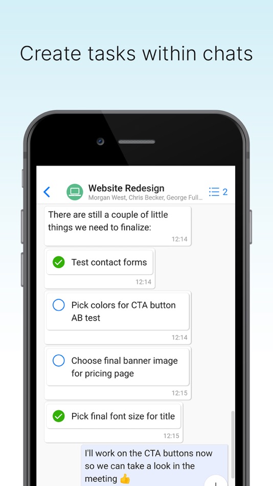 #2. Zenkit Chat (iOS) 由: axonic