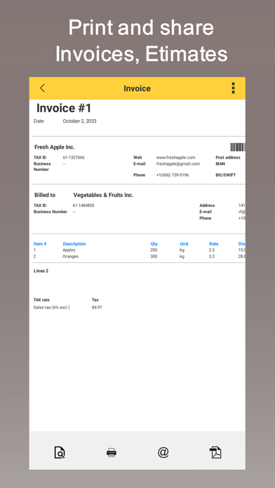 TEAM: Bookkeeping, Inventory Screenshot