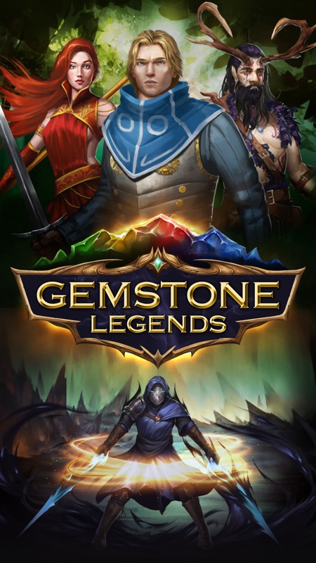 Gemstone Legends - Match 3 RPG screenshot 1