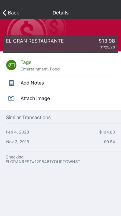My Cornerstone Bank Screenshot
