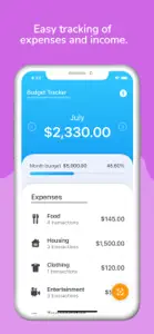 Budget & Expense Tracker screenshot #1 for iPhone