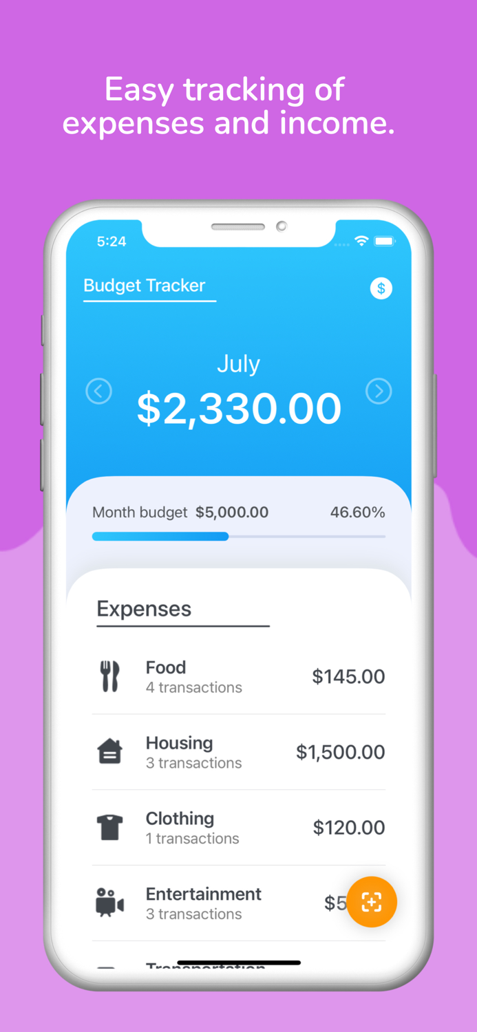 Budget and Expense Tracker