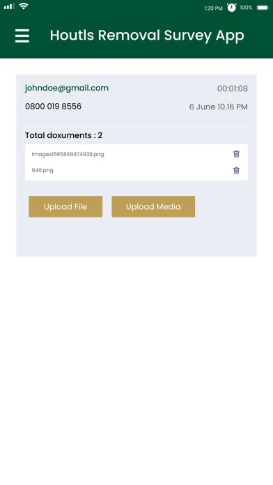 Hoults Removals Screenshot