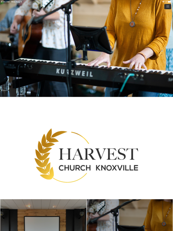 Harvest Church Knoxville iPad screenshot 1 - Lifestyle app