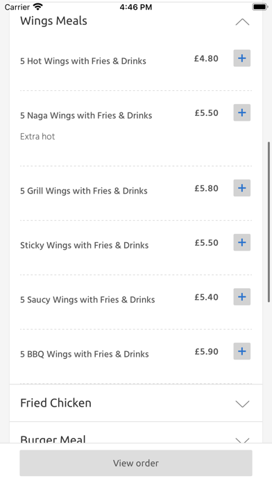 Wingz Hut, London Screenshot