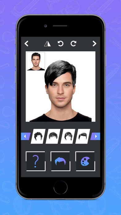 Mens Hairstyle Changer Screenshot